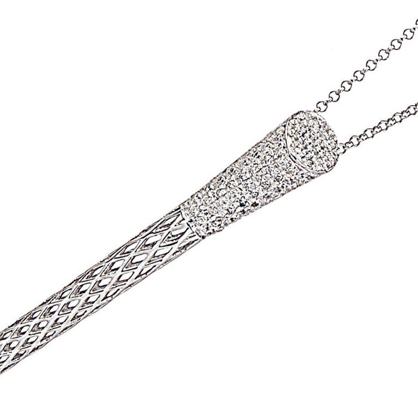 Yemyungji Diamond 0.63ct 18K White Gold City Pendant Chain Necklace